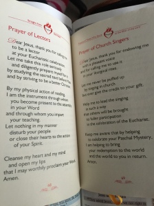 Lector and Singer Prayers